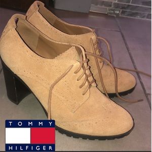 Tommy Hilfiger suede 6 1/2 booties used